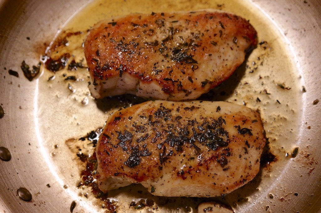 Pan Roasted Chicken Breasts
