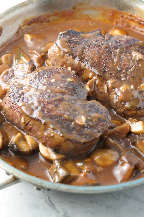 Filet Mignon with Mushroom Sauce | Our Crafty Kitchen (Recipes Crafted ...
